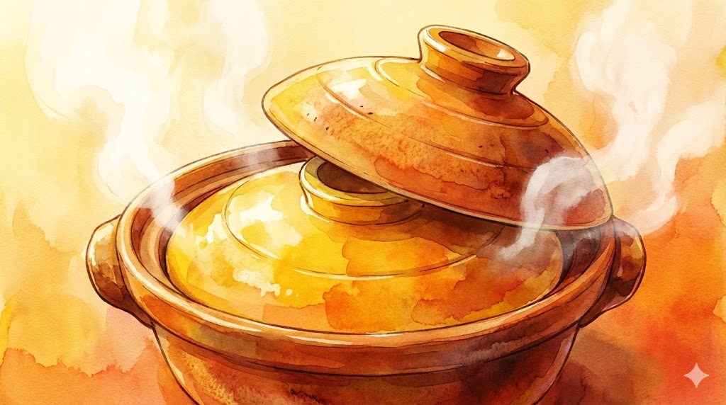 吹きこぼれを防ぐご飯土鍋の二重蓋のメリット