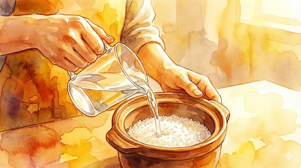 失敗を防ぐ1合の水加減と計量のコツ