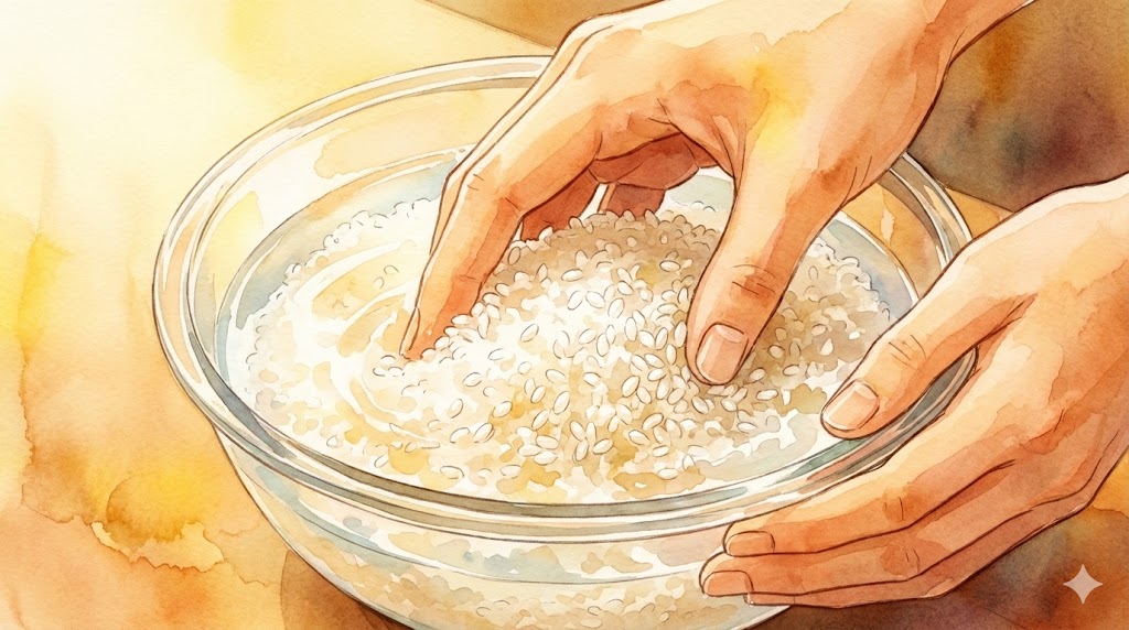 4理想的な仕上がりを作るお米の洗い方と浸水時間