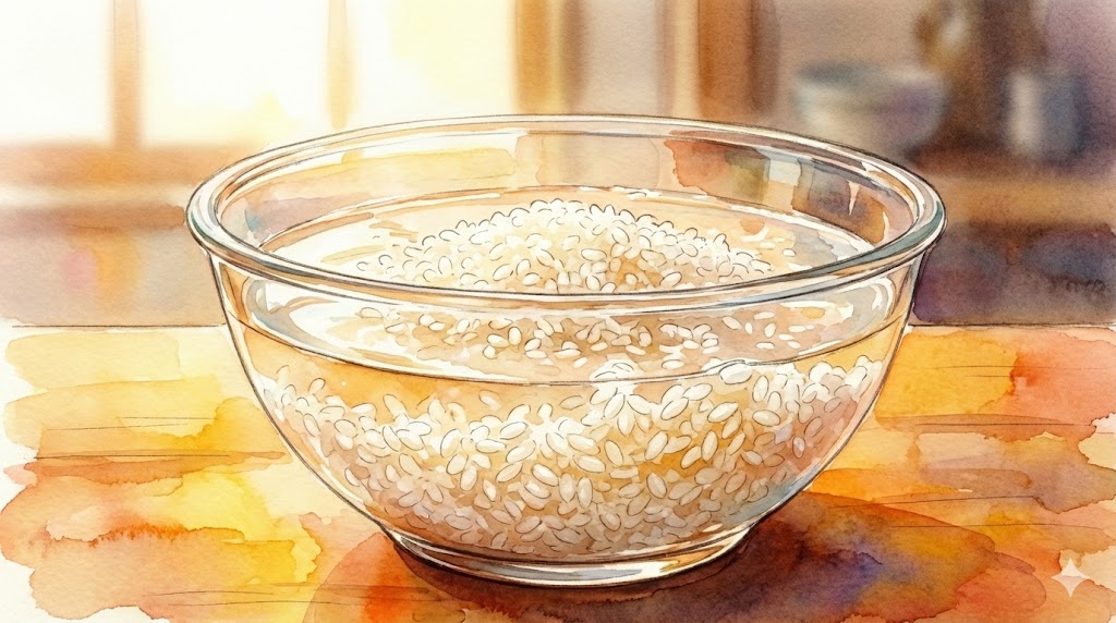 芯が残るのを防ぐ浸水時間の重要性