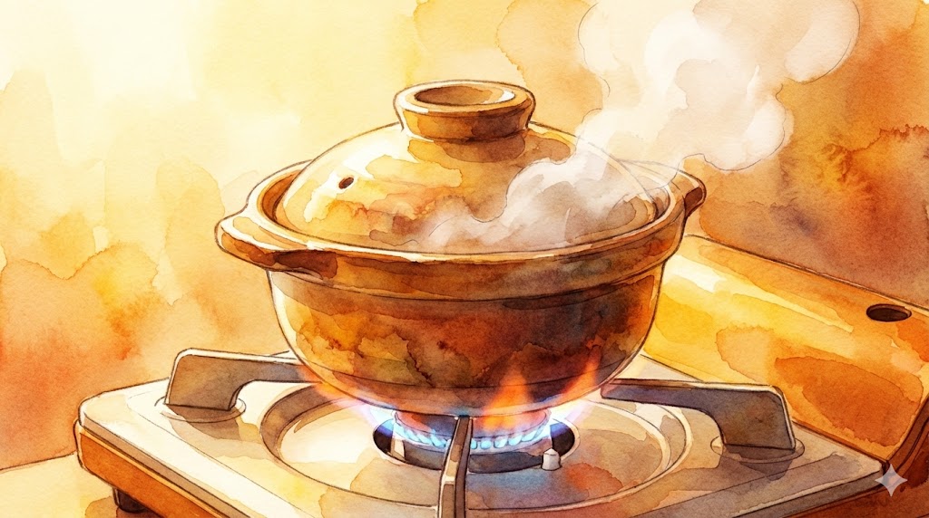 吹きこぼれや焦げを防ぐ安心の火加減調整