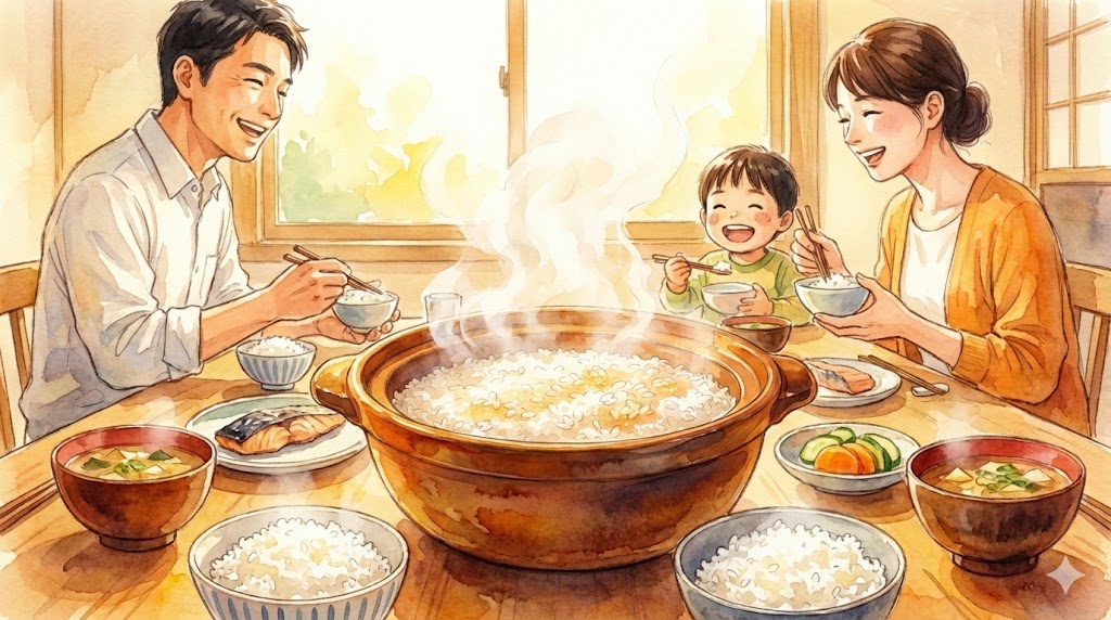 自宅で炊くご飯がもっと美味しくなる嬉しい変化