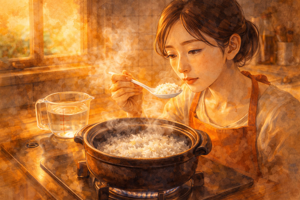 06べちゃべちゃ・芯が残る原因と対処法