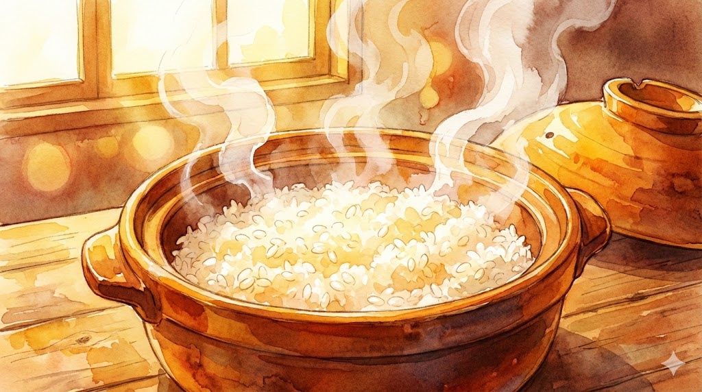 普通の鍋でご飯を炊く浸水なしの手順！芯を残さず時短で炊く方法