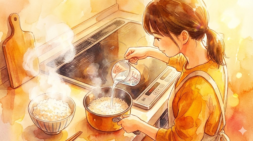 合数別に解説！IHの鍋でご飯を炊く基本の手順