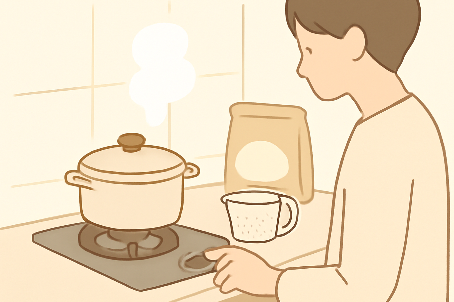 一人分の美味しいご飯を鍋で炊く！簡単少量炊飯のコツ