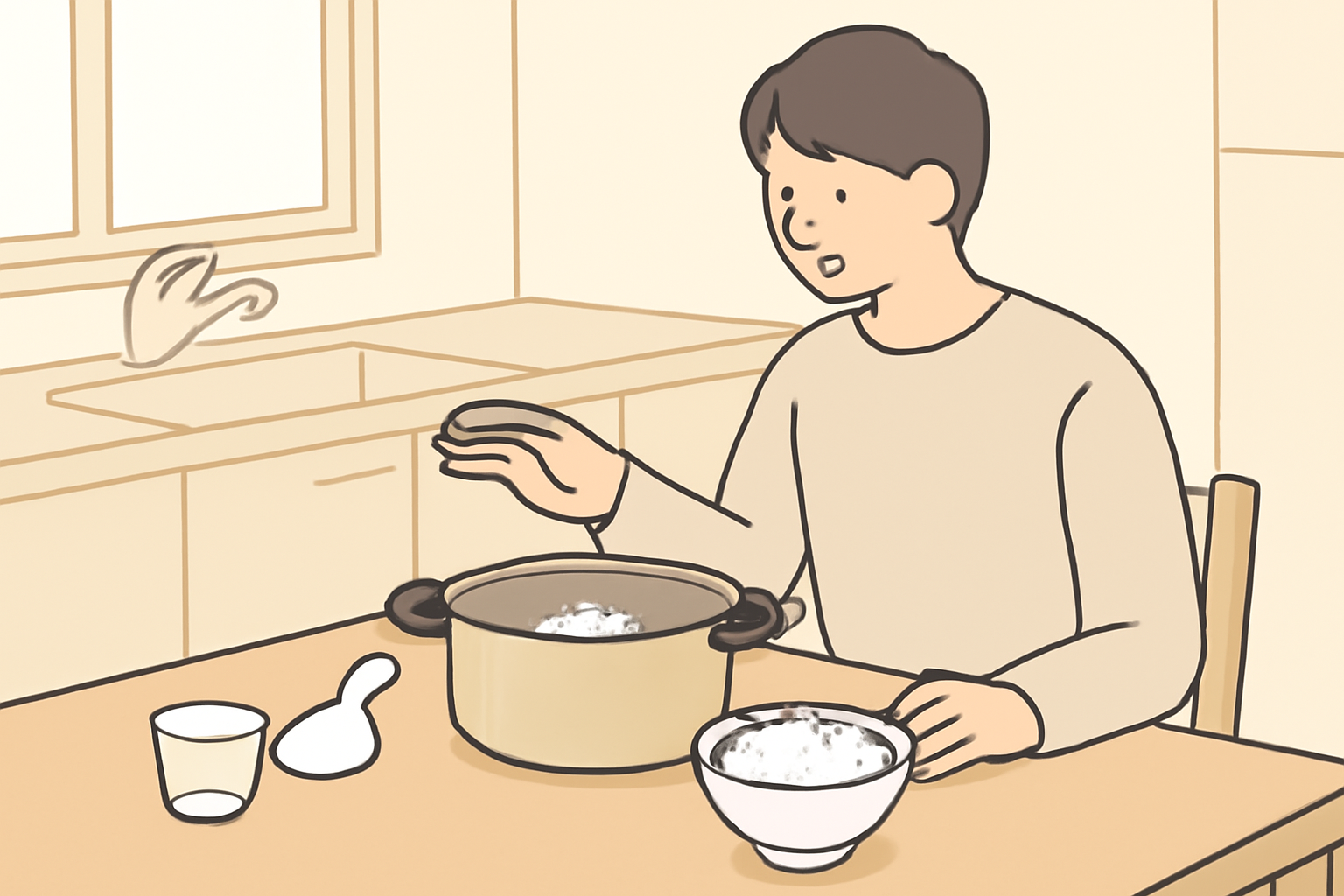 普通の鍋でご飯を炊く2合のコツと最適な水量や時間の目安