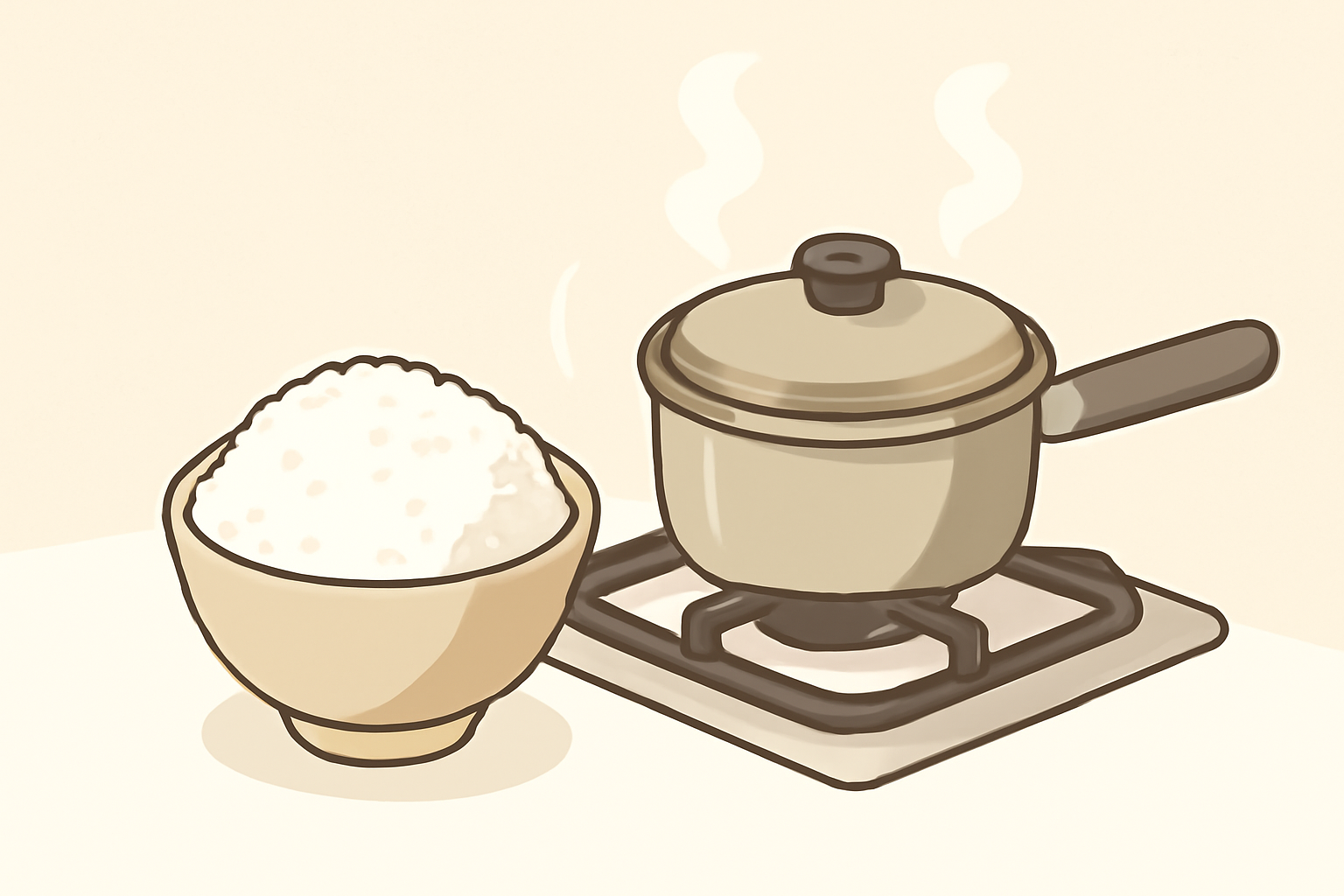 一人分のご飯を鍋で炊く!少量でもムラなく美味しく仕上げるコツ